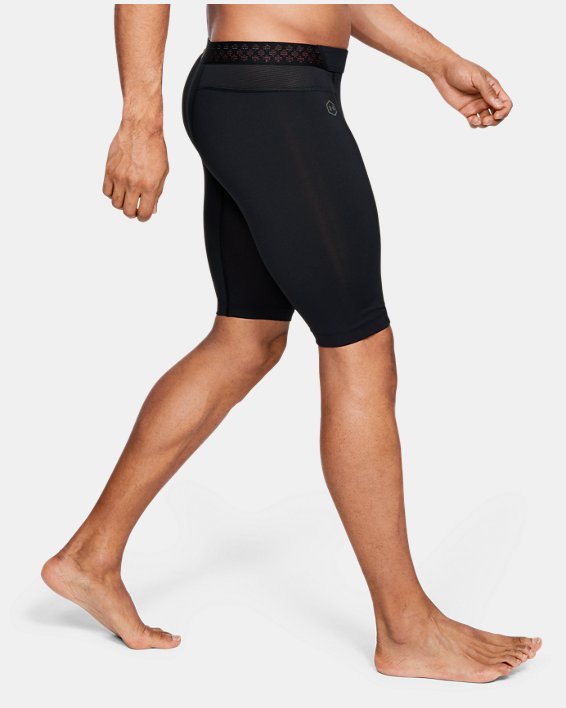 Men's UA RUSH™ Compression Shorts, Black, pdpMainDesktop image number 3